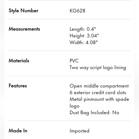 🔹Kate spade🔹 Pink Multi Boxed Madison Strawberry Garden Small Slim Card Holder - Picture 7 of 8